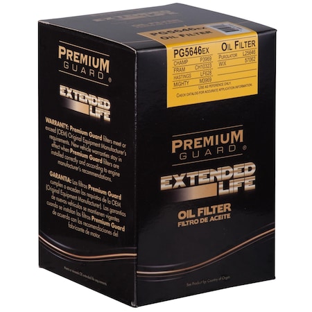 Premium Guard Engine Oil Filter, PG5646EX