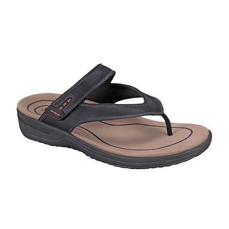 Orthofeet Eldorado, Mens Sandal, Black, Size 10 567
