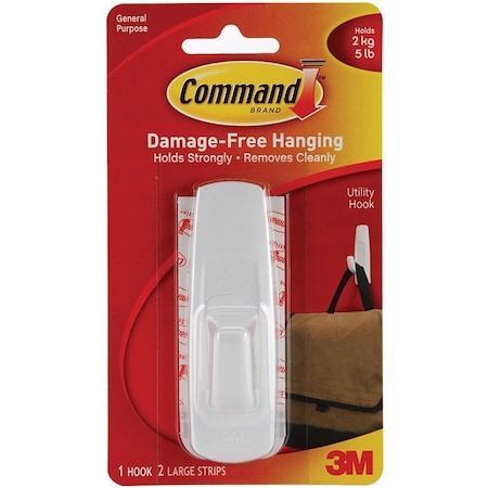Sw Psb Krylon Purdy Bestt Liebco White Lightning Large 3M 17003ES White Command Utility Hook 144296015