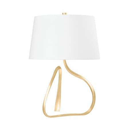 Hudson Valley Lighting Tharold 1 Light Table Lamp 18 In. Vintage Gold Leaf L2018-VGL