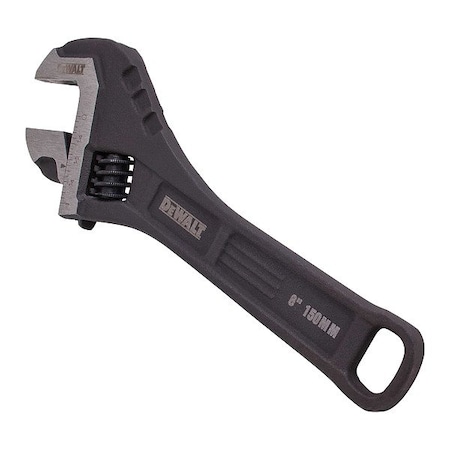 Dewalt Adjustable Wrench, All-Steel , 6 Inch DWHT80266