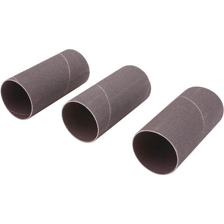 Grizzly 2" Dia. x 4-1/2" A/O Hard Sanding Sleeve, 80 Grit, 3PK H5451