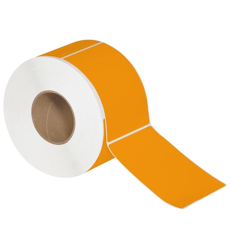 Tape Logic 4 x 6in Fluorescent Orange Thermal Transfer Labels, 4PK THL147RG