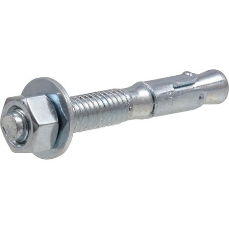 Hillman 3/8 in. D X 2 3/4 in. L Steel Round Head Wedge Anchor 25 pc 370983