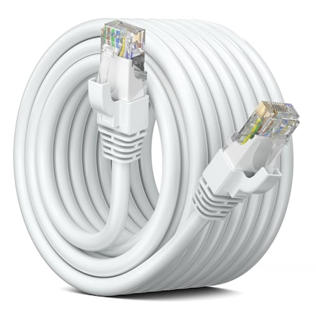 Maximm Cat6 Ethernet Cable 10Gbps 550MHz UTP, White ICT01WH