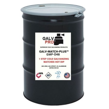 Galv-Pro Galv Match Plus, 48 Gallon Drum, 69% ZINC, ASTM-A780 804420