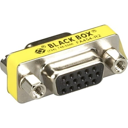 Black Box Hd15 Gender Changer, Emi/Rfi Shielded, F FA454-R2