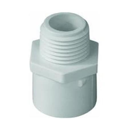 Charlotte Pipe And Foundry PVC 021091600HA 2 IN MALE ADAPTER SCH40 SXMIP PVC 02109  1600HA
