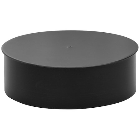 Imperial Round End Cap, 6 in Dia, 2 in L, Cold Rolled Steel BM0029