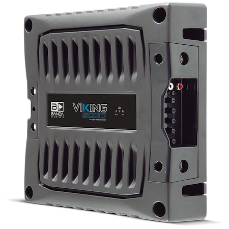Banda BLACK One Channel High Power Car Audio Amplifier Stable to one Ohm With Bass Boost LPF and HPF VIK5000.1BK