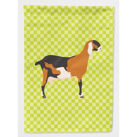 Carolines Treasures Anglo-nubian Nubian Goat Green Flag Canvas House BB7709CHF