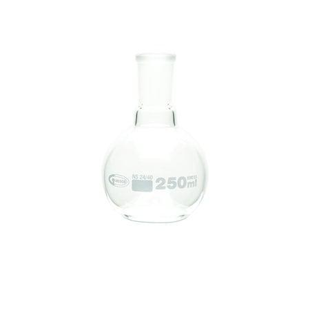 Zoro Select Boiling Flask, 250 mL, 130 mm H, PK6 FFB058-250