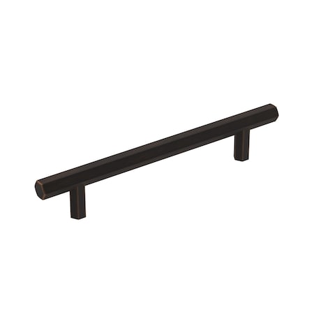 Amerock Caliber 5-1/16 in 128 mm Center-to-Center Oil Rubbed Bronze Cabinet Pull BP36874ORB