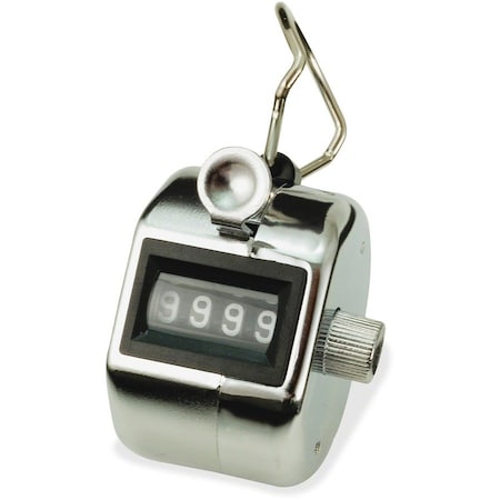 Officemate Hand Tally Counter, 2Hx2W In, Silver 66222