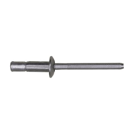 Auveco Ultra Grip Rivet 3/16in Diameter 1/16in-17/64in Grip Stainless Steel, 10PK 17429