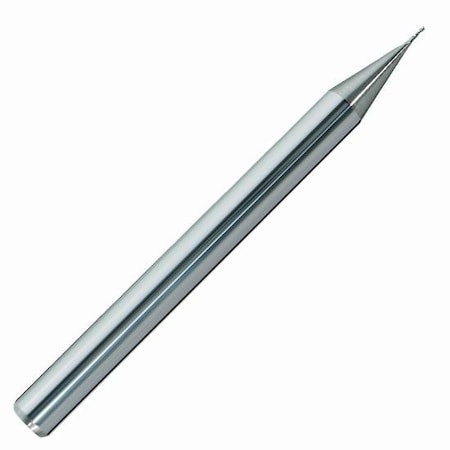 Monster Tool 2 Flute Micro Decimal Square End Mill, .037in diameter, 1/8in shank diameter, Bright Finish 250-200420