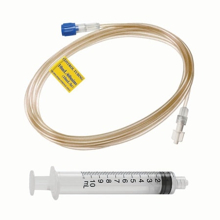 Jorgensen Laboratories Springfusor Syringe Infusion tubing, 10mL/60 Minutes, 10PK J0831C