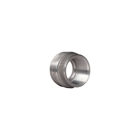 Killark Reducing Bushing, 1-1/2" to 1/2", Aluminum, Copper Free (less than 4/10 of 1%), Silver R51