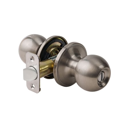 Pamex Saturn Knob Privacy Lock Satin Nickel Finish FT3P10