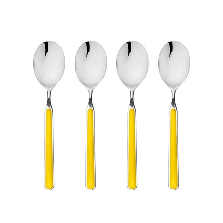 Mepra Fantasia American Coffee Spoon Set - 4 Pcs. - Sunflower 10J644426
