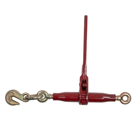 Mytee Products 5/16 in-3/8 in Ratchet Lever Load Binder w/Grab Hooks and Eye 7100 Lbs WLL CBRS516-GHE