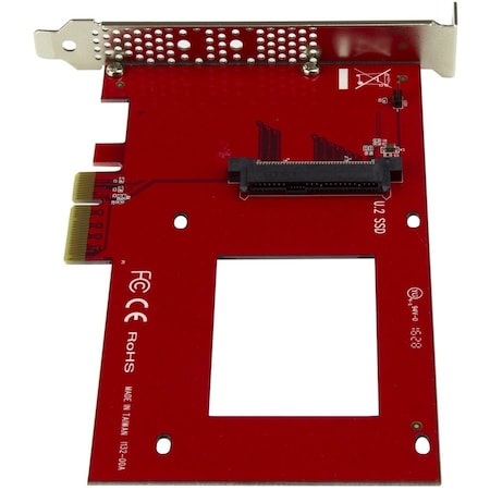 Startech.Com Adapter, U.2 to PCIe - 2.5 U.2 NVMe SSD PEX4SFF8639