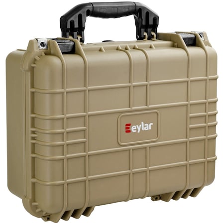 Eylar Standard 16in Gear, Equipment, Hard Camera Case Waterproof with Foam Tan SA00035-TAN