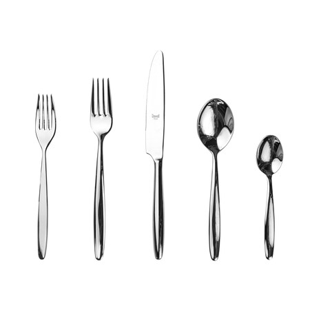 Mepra Acqua Flatware Set - 5 Pieces - Stainless Steel 101622005
