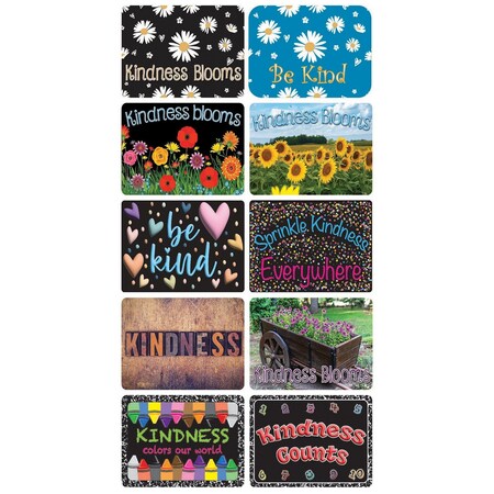 Ashley Productions Mini Whiteboard Erasers, Kindness Theme, 2 x 1.5 x 0.75 in., 10PK ASH78019