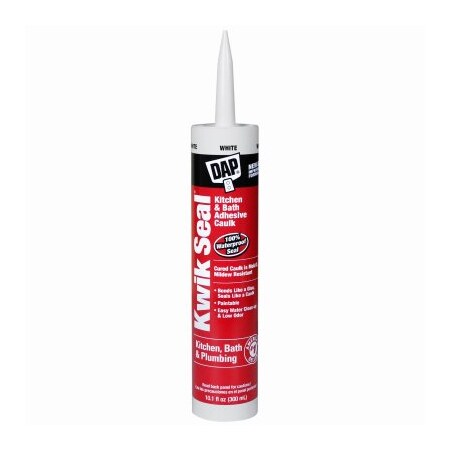 Dap Caulk Adh Tub Tile Wht 10.1Oz 18032