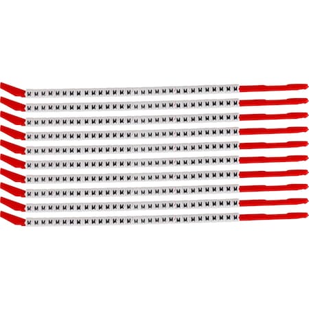 Brady ClipSleeve Wire Markers Size 10 Nylon 16 AWG - 14 AWG, M Pack of 300 Each, 300PK SCN10-M