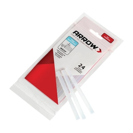 Arrow Fastener 0.4 in. D X 4 in. L Mini Glue Sticks Clear, 24PK MG24-4