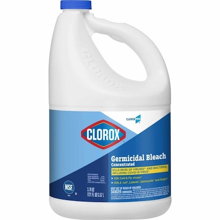 Clorox CloroxPro Bleach Germicidal Manual Pour Liquid Con, 121oz, Chlorine Scent NonSterile, 30966, 3PK 851614_CS