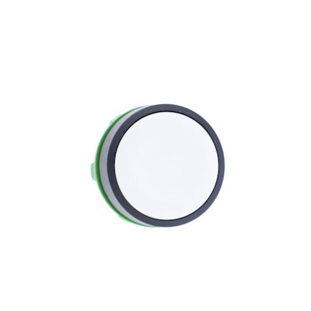 Schneider Electric Push Button Operator, Flush, Momentary Action, Not Applicable Release, Non-Illuminated, White ZB5AA1