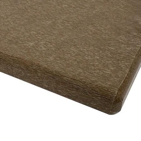 Zoro Select HDPE Bar, Weathered Wood, 5.5 in W SLUMBERWW.750X5.500X72REPRO