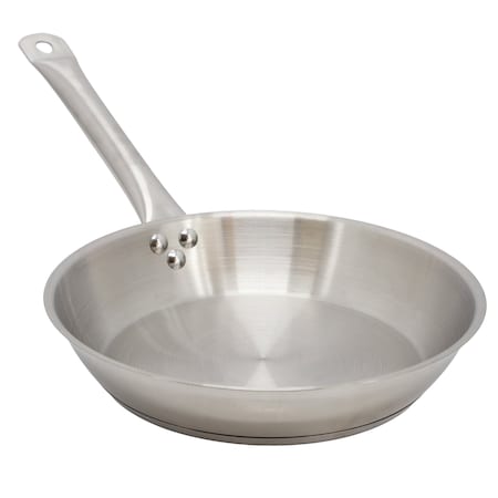 Megachef Professional Kitchen 11 Inch Round Stainless Steel Fry Pan in Silver MG-220105