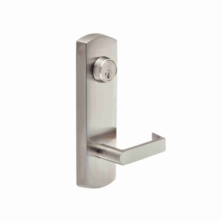 Trans Atlantic Co. Heavy Duty Brushed Chrome Commercial Entry Escutcheon Lever Trim for Panic Exit Device ED-EL500-US26D-HD