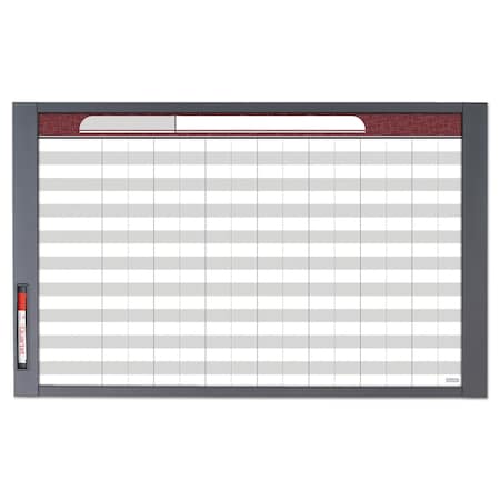 Quartet Boards, Magnetic Dry Erase, Fiberboard Frame, White/Clear 72982