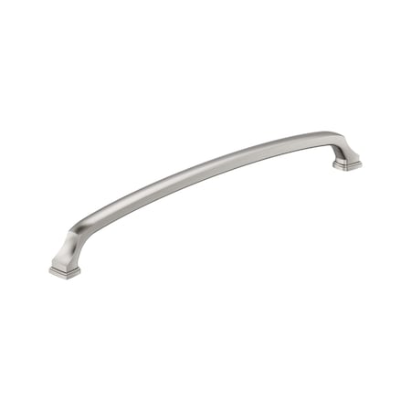 Amerock Revitalize 12-5/8 inch 320mm Center-to-Center Satin Nickel Cabinet Pull BP55355G10