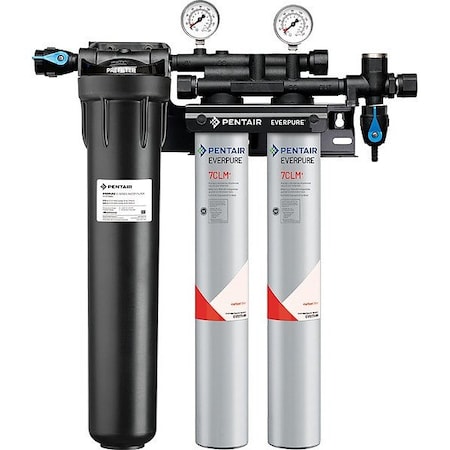 Pentair Everpure Water Filtration System, 3/4 in, FNPT EV977122 -75