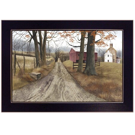 Homeroots The Road Home 4 Black Framed Print Wall Art 415253