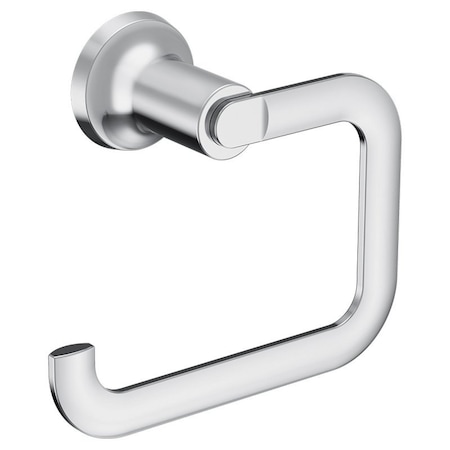 Moen Zyla Series Towel Ring, Zinc, Chrome, Wall Y1686CH
