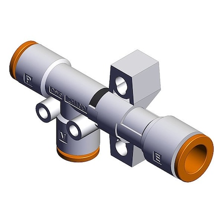 Smc Vacuum Ejector, Body Ported ZH10DLA-07-07-09