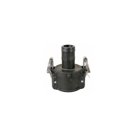 Mi Conveyance Solutions Part C Female Polypropylene Cam & Groove Coupling, 1-1/2 In. 49030545