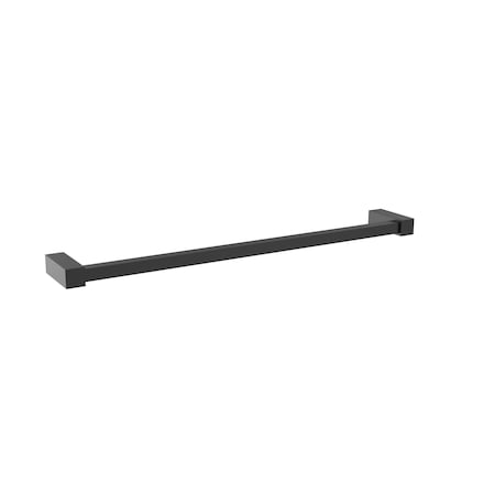 Amerock Monument Matte Black Contemporary 18 in 457 mm Towel Bar BH36083MB
