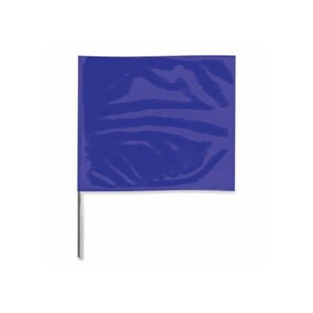 Presco Stake Flag, 2 in x 3 in, 18 in H, Blue, 100PK 764-2318B
