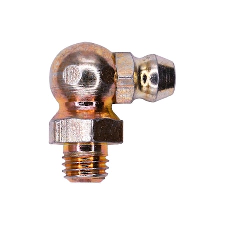 Auveco Grease Fitting 1/4in-28 90 Degrees, 100PK 15108