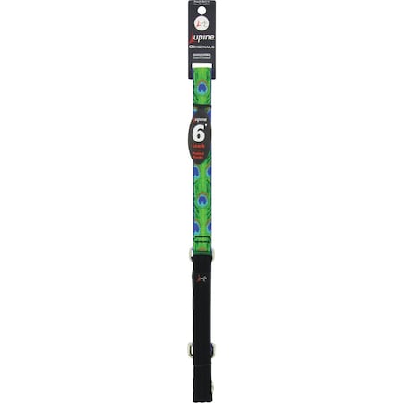 Lupine 1'' x 6 Ft. Woven Pattern Tail Feather Dog Leash 32659