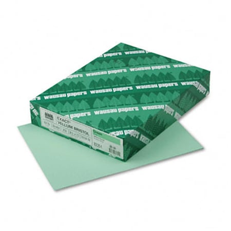 Toys4.0 Vellum Bristol Cover Stock  67lb  Green  Letter  250 Sheets per Pack TO41360