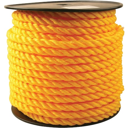 Do It Best 5/8''x150 ' Yellow Twisted Polypropylene Rope 704893